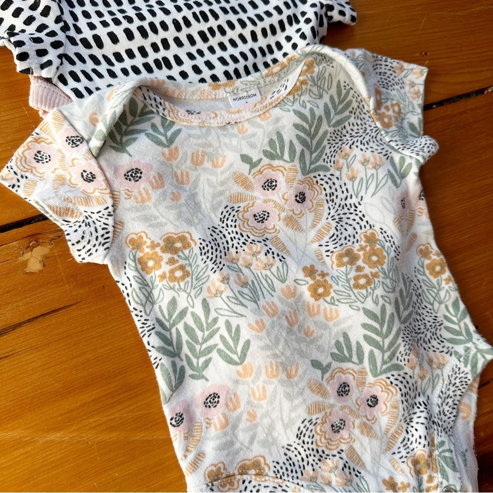NORDSTROM girls onesie bundle - Picture 5 of 5